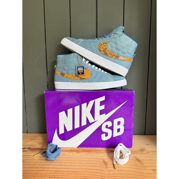 NIKE SB ZOOM BLAZER MID QS 2 Size 11 Men’s/ 12.5 Women’s - Picture 4 of 8